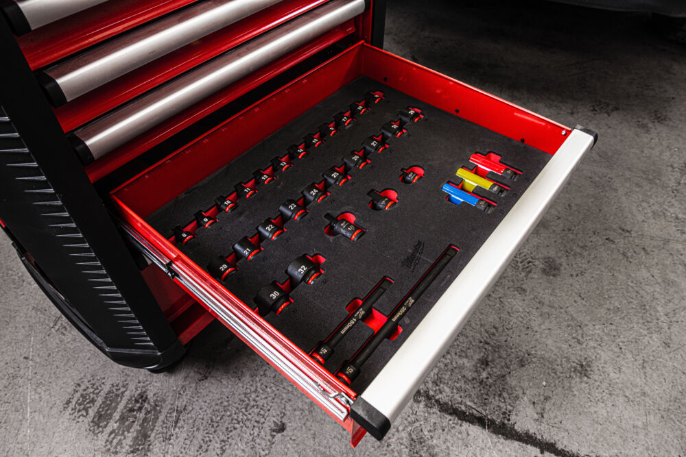 7-drawer tool trolley