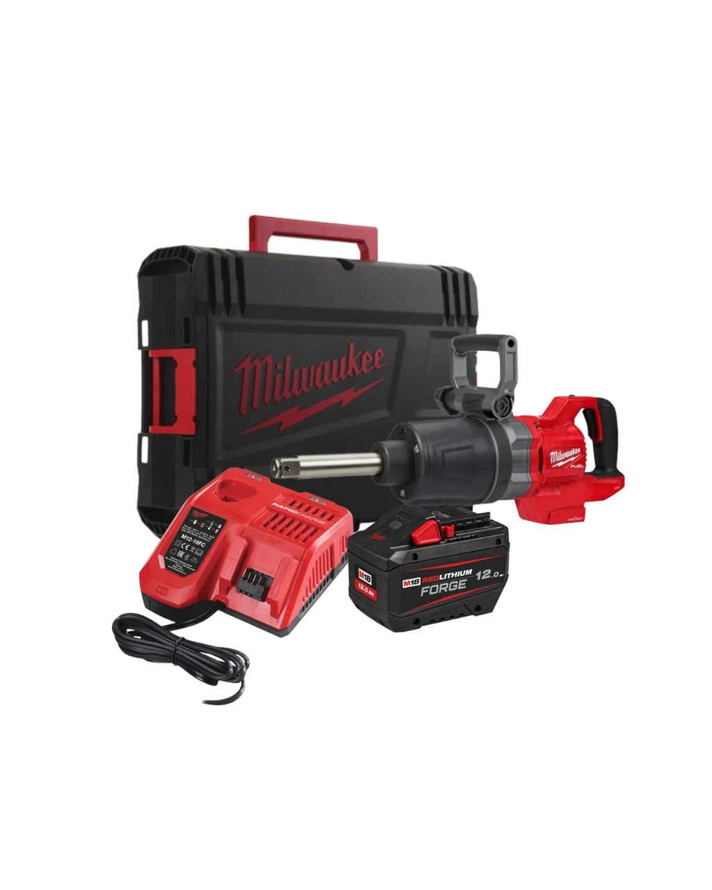 FUEL™ ONE-KEY™ ultra-high torque impact wrench, 1″ long F attachment, M18