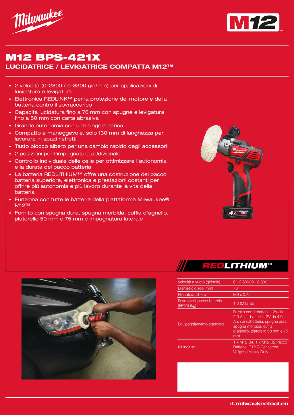 M12™ Compact Polisher / Sander