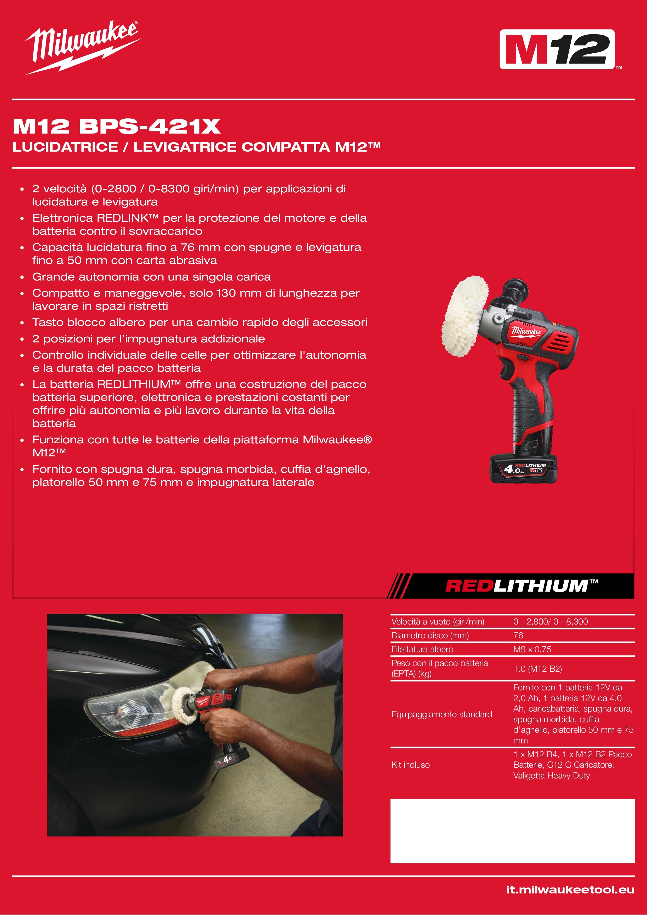 M12™ Compact Polisher / Sander