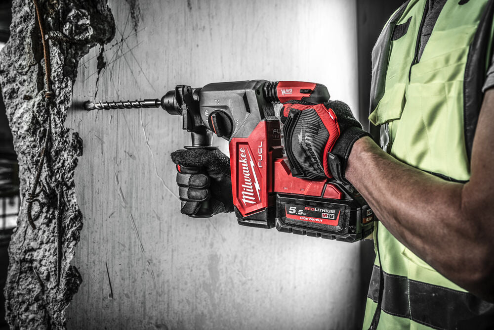 26 mm SDS-Plus hammer drill with FIXTEC™ M18 FUEL™ chuck