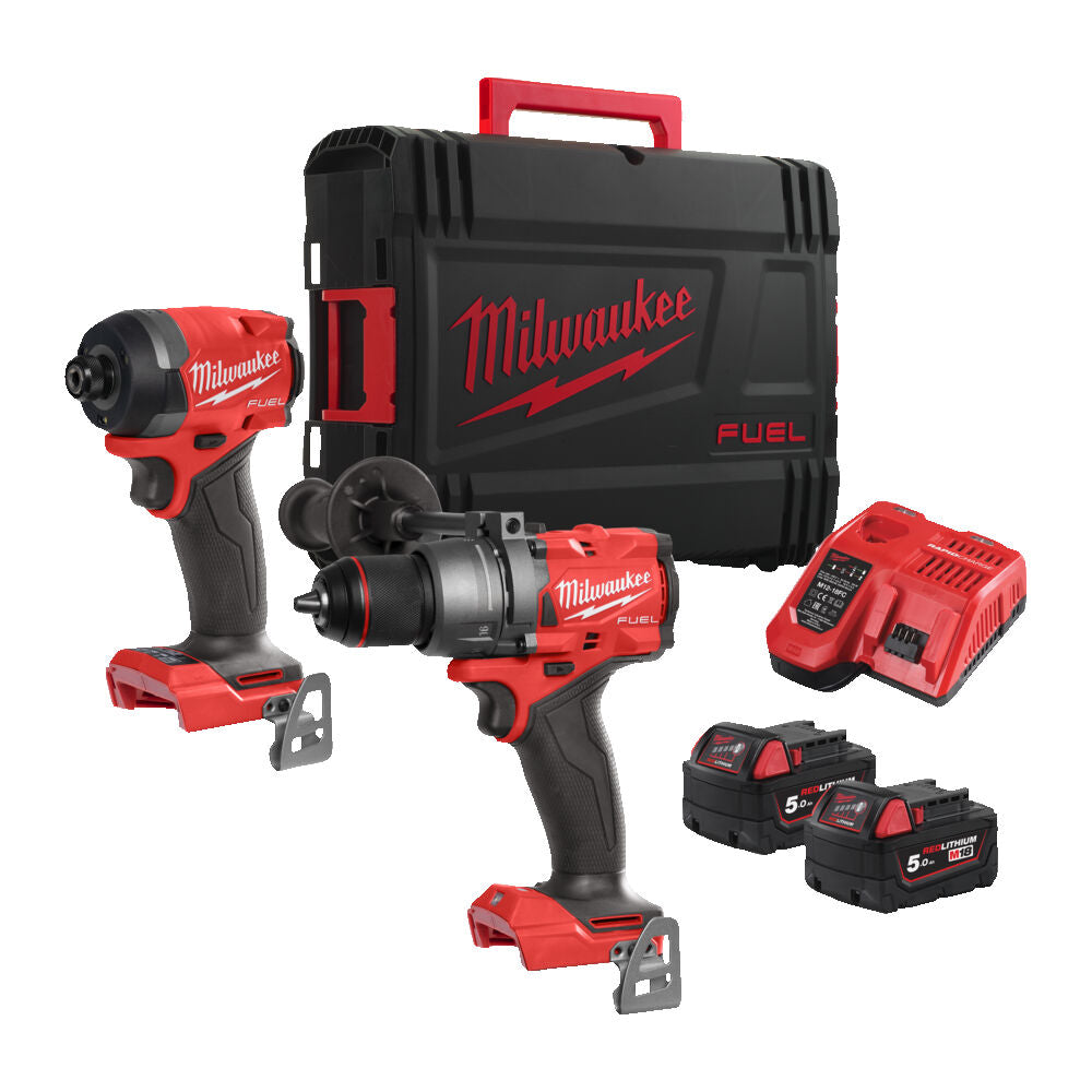 kit 18v trapano con percussione + avvitatore ad impulsi 1/4" hex