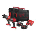 kit 18v trapano con percussione + avvitatore ad impulsi 1/2